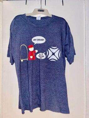 “Traveling Light” Graphic Tee, XL